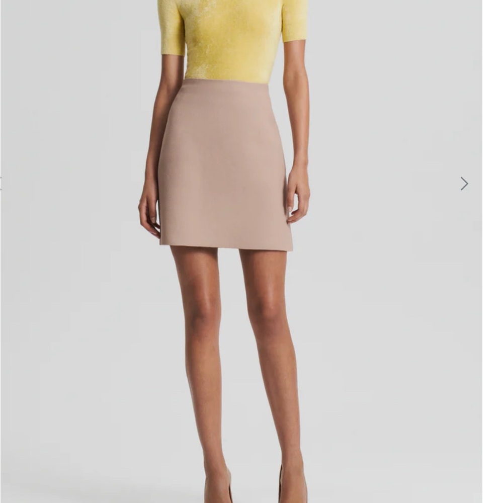 Elegant Camel colored Mini Skirt